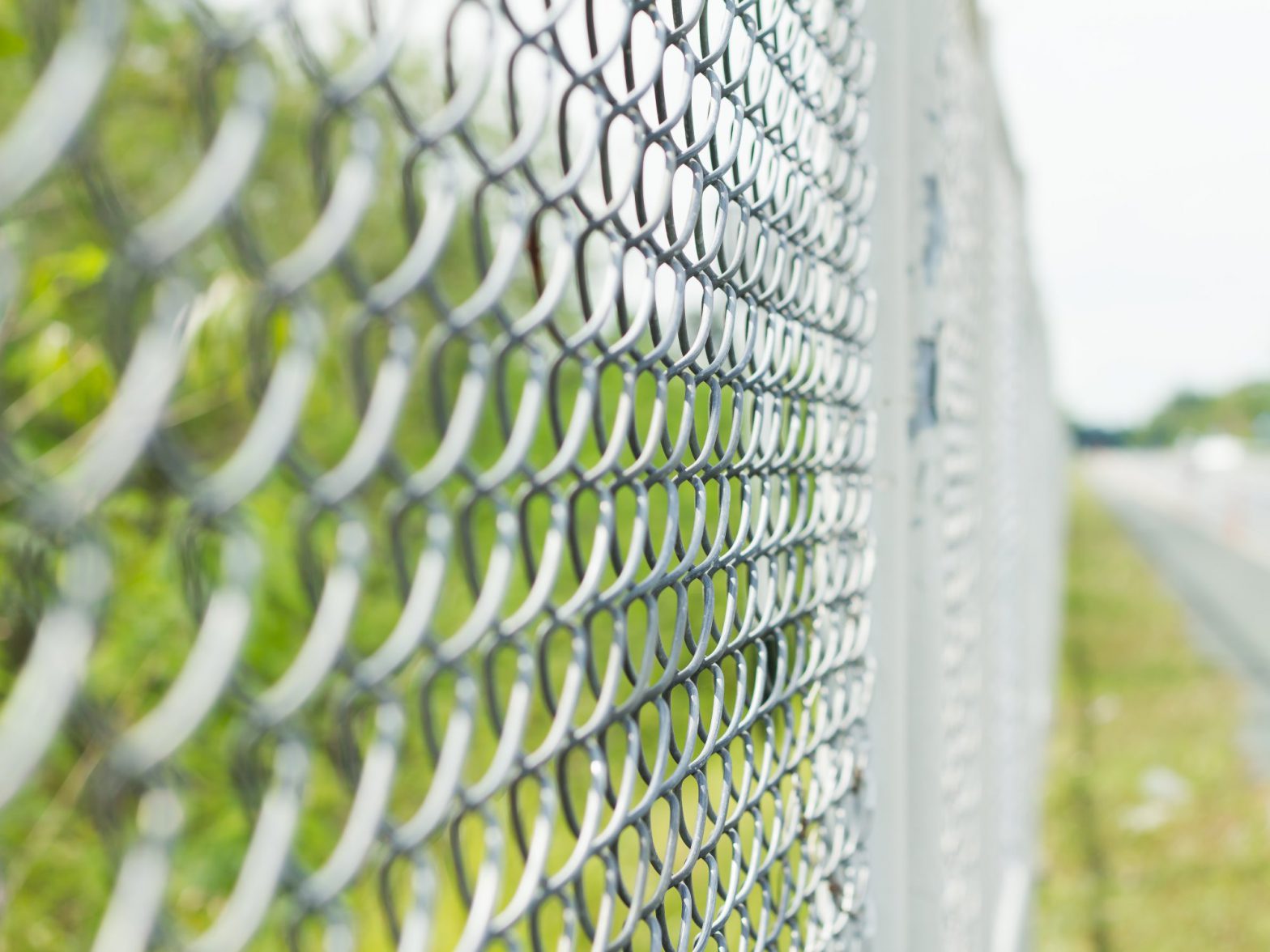 Photo of a Security Chain Link Fence