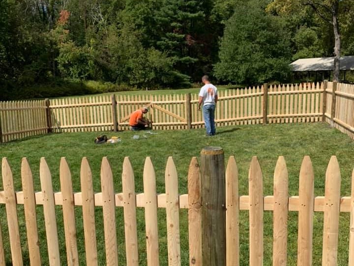 Photo of Fence Installation by a Massachusetts fence company