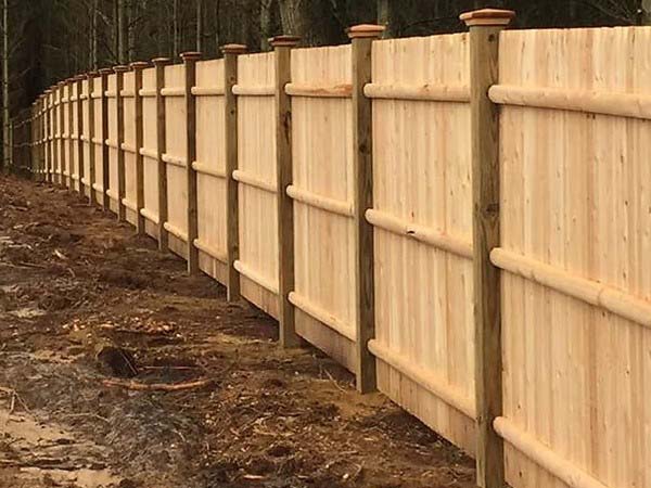 Photo of a Methuen MA residential fencing
