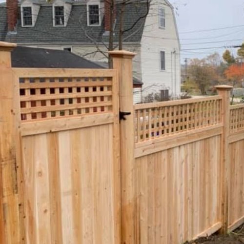 Wood Semi-Privacy Fencing