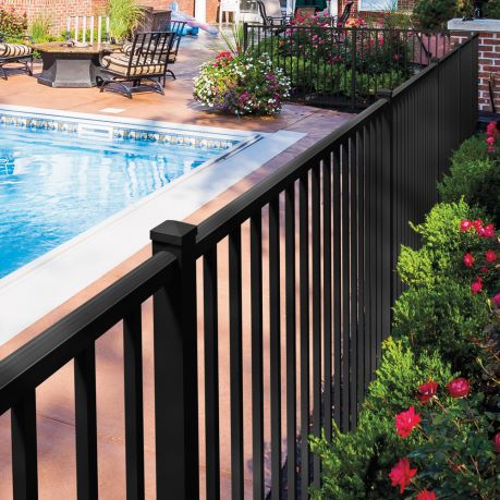 massachusetts pool fence - project photo